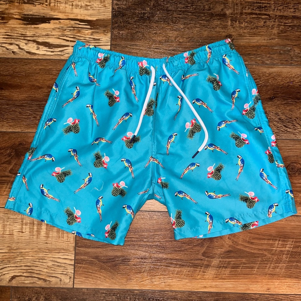 Never worn Crown and ivy swim trunks
